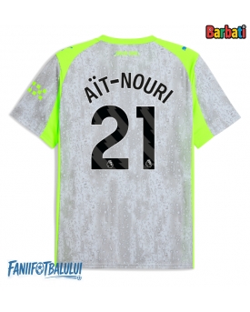 Manchester City Rayan Ait-Nouri #21 Tricou Fotbal Replică 2025-26 Barbati Treilea